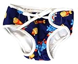 (コンフォルトクローゼット)Confort Closet 水遊びパンツ ベビー 水着 おむつ プール アンダー 紐 で サイズ 調節 おとこのこ おんなのこ 80 90 Ｌ さかな