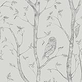A-Street Prints 2716-23861 Neptune Grey Forest Wallpaper Neptune Forest Wallpaper [並行輸入品]