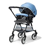 ピジョン Pigeon A形ベビーカー フィーノ fino スターブルー 重量6.8kg 1ヶ月~36ヶ月対象 ママの「だっこ」をカタチにしたシングルタイヤのベビーカー