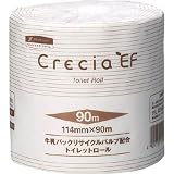 日本製紙クレシア:クレシア EFトイレットロール 90mシングル 10101 型式:10101（1セット:80個入）