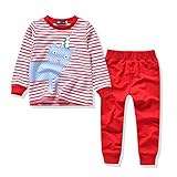 赤ちゃん女の子パジャマ2個Cotton Sleepwear Set Kitty Cat / Bunny Prints