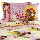 Dora The Explorer and Puppy Cotton Rich Twin Sheet Set [並行輸入品]