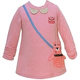 2016年 秋冬 UZUCHAT ウズチャット ポシェット アップリケ 長袖チュニックＴシャツ UZULAND ウズランド ピンク◇95cm