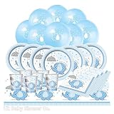 Baby Shower Essential Party Pack from Blue Umbrellephant Range (32 Guest) by Uk Baby Shower Co