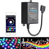 Bluetooth電話Appコントローラ音楽リモートfor 5050 / 3528 RGB LEDストリップライト12