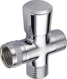 Delta Faucet 50650 Universal Showering Components, 3-Way Shower Arm Diverter for Handshower, Chrome 