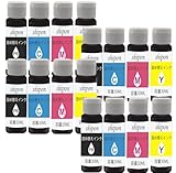 【shipon-INK】キャノン用詰め替えインク BC-310/311 BC-340/341 BC-345/346 BC-360/361 BC-365/BC-366共通用 (4PGBK/4C/4M/4Y) 16セット 各30ml【Canon用詰め替えインク/個包装/器具付（インク充填用注射器/注射器用ノズル/作業用手袋/ドリル/注入口シール）】