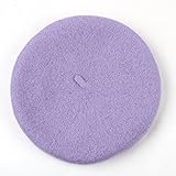 キッズ ベレー帽 100%ウール 選べる40色 (パープル（Light）)