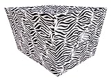 Trend Lab Fabric Storage Bin, Zebra Print, Large by Trend Lab
