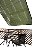 不二貿易 シェードオーニング 200cm×240cm グリーン 84018