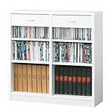 クロシオ書棚　9090（幅90×高さ90cm)（ホワイト・白） KRO-39222