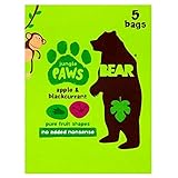 Bear Jungle Paws Apple & Blackcurrant (5x20g) ジャングル足のリンゴとブラックカラント（ 5X20G ）を負担する