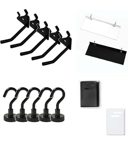 Amazon | 有孔ボードフック Mサイズ（10cm） 穴間ピッチ20mm 穴径 5mm