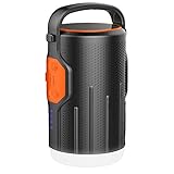 Beatife 3-in-1 ポータブル Bluetoothスピーカー ワイヤレススピーカー ステレオスピーカー LEDランタン 10400mAh ランプ キャンプライト 長時間再生 モバイルバッテリ