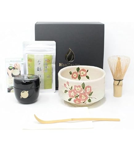 Amazon｜茶道具セット 桐短冊箱茶道具セット 棗朱塗り｜お点前セット