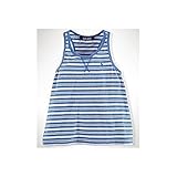Ralph Lauren（ラルフローレン）：ボーダータングトップ（3/3T) Ralph Lauren Polo Girls Pink Oxford Cotton Dress (3T) 8881780