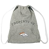 NFL Denver Broncos Hoodie Cinchバッグ、グレー