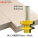 dm05602 NEWリバーシブル・グルージョイント・ルータービット1/2Microtungsten carbide