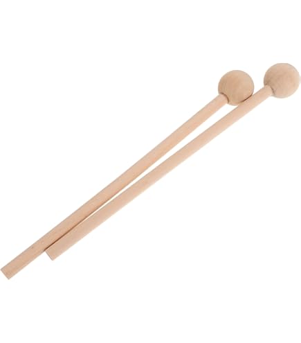 Amazon | Homyl 1ペアウッドマレットパーカッションスティック