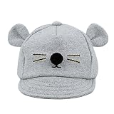 Yeefant 2018 新発売 超人気！ 赤ちゃん ネズミ キャップ 男の子 女の子 紫外線 UVカット日よけ 日焼け止め 子供 12-24ヶ月 サンハット おしゃれ かわいい ベビー キッズ 帽子
