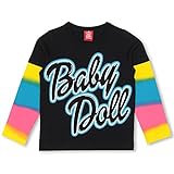 BABYDOLL（ベビードール） カラフルレイヤードロンT ベビー キッズ 90cm ブラック