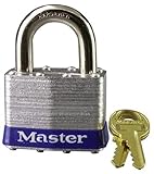 Master Lock 2" 3/8" Dia. 1" Keyed Different Carded [並行輸入品]