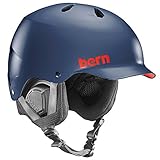 BERN (バーン) WATTS DELUXE ヘルメット メンズ ウィンター モデル HARD HAT アクションスポーツ XXL MATTE NAVY