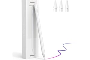 UGREEN iPad タッチペン アップルペンシル 磁気吸着 ワイヤレス急速充電 apple pencil 第2世代互換スタイラスペン 超高感度 極細 0遅延 傾き感知 誤作動防止 ペンシル タブレット用 iPad Pro 11'' 1/2/3/4