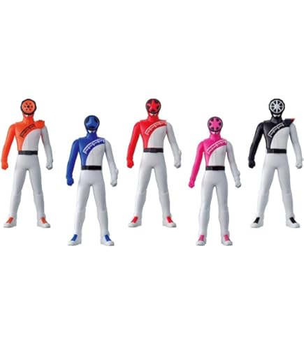 Amazon.co.jp: 20周年記念！！ 魔法戦隊マジレンジャー ソフビ(9体  