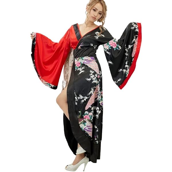 Amazon.co.jp: [LoveRich] 和柄着物ドレス 和柄 衣装 ダンス よさこい