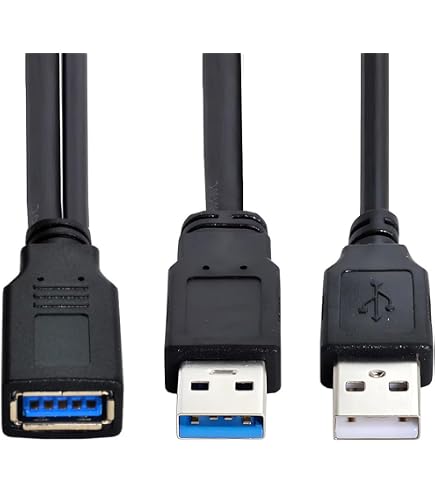 Amazon.co.jp: OTTOCAST USB 2.0 二股ケーブル Y字 USBケーブル 2分岐