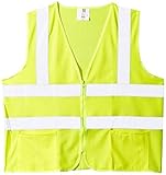 TR Industrial TR88007-5PK Front Zipper Mesh Safety Vest (5 Pack) X-Large Neon Yellow [並行輸入品]