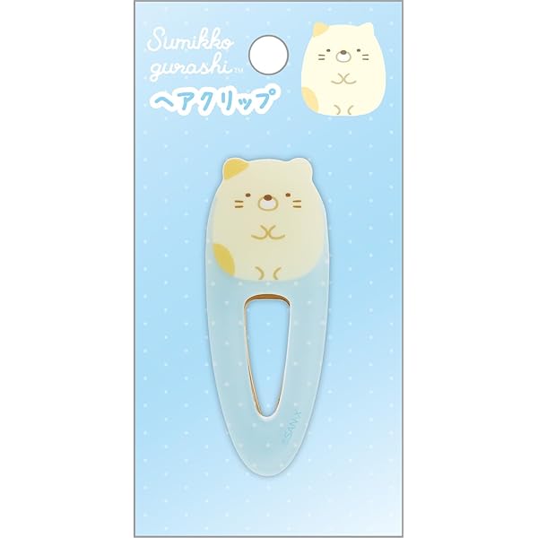❤️お値下げ❤️【新品】すみっコぐらし　ヘアクリップ　ねこ　サンエックス ❤️お値下げ❤️【新品】すみっコぐらし ヘアクリップ ねこ