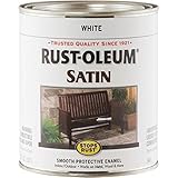 Rust-Oleum 7791502 Protective Enamel Paint Stops Rust, 32-Ounce, White Satin Finish [並行輸入品]