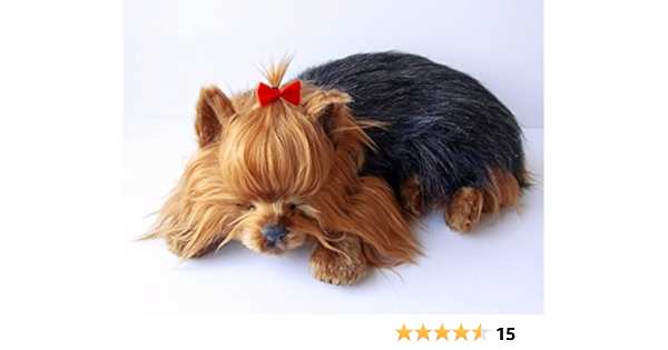 21年最新海外 リアル 犬 人形 置物 呼吸する ぬいぐるみ ヨークシャテリア いぬ ヨーキー 売り尽くし価格 Www Eatforhealth Gr