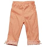 《秋冬春対応》(日本製) Pample Mousse(パンプルムース) オーガニックコットンフライス7分丈パンツ 95cm/OR NO.DP-73303