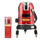 FUKUDA フクダ 5ライン レーザー墨出し器+受光器セット EK-451DP 4垂直・1水平 4方向大矩ライン 墨出し器