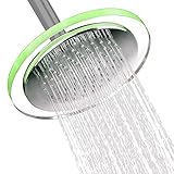 AKDY Green Color Rainfall Style Bathroom Massage Overhead Angle Adjustable Rubber Nozzle Shower Head