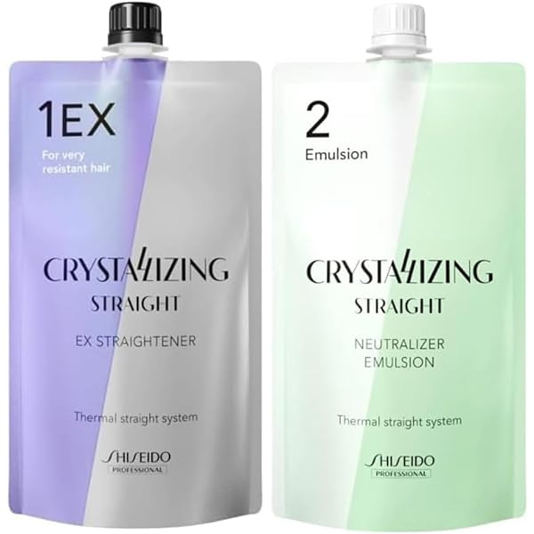 Amazon.co.jp: 資生堂 クリスタライジングストレート α (N) 1剤400g +