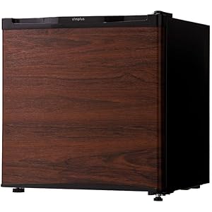 冷蔵庫 simplus シンプラス 46L 1ドア冷蔵庫 SP-46L1-WD コンパクト 小型 ミニ冷蔵庫 木目調 一…