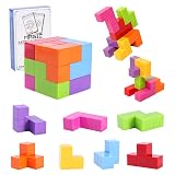マジックキューブ マグネットブロック 立体パズル マジックブロックス (マルチカラー)