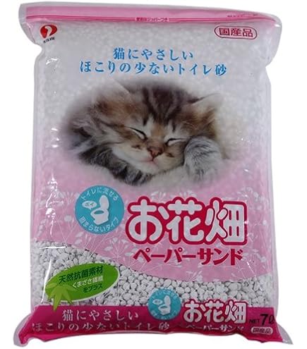 Amazon | お花畑 猫砂 ペーパーサンド 7L | お花畑 | 猫砂 通販