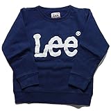 Lee ロゴプリント クルー スウェット キッズ ジュニア クルーネック トレーナー LS7177 2ネイビー 140サイズ