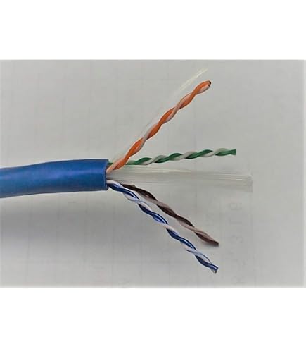 Amazon.co.jp: 伸興電線 LAN用メタルケーブル SKLAN-Cat.5e 0.5mm×4P