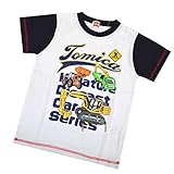 半袖Tシャツ トミカ TOMICA パトカー 消防車 ブルトーザー ミキサー車 子供用 キッズ ベビー fo-ht05 110 I柄