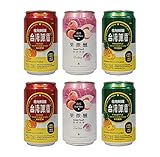 台湾ビール マンゴー・ライチ・パイナップル 缶 ビール 330ml（6本セット）