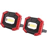 OUGUAN LED 充電式 投光器 2個セット 30W ポータブル 作業灯 緊急照明 屋外照明 ワークライト usb 充電式 LED投光器