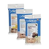 Dr. Brown's Tooth and Gum Wipes (30 Pk) PLUS Nose and Face Wipes (30 Pk) AND Pacifier and Bottle Wip
