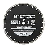 14 in。セグメント化されたウェット/ドライカットダイヤモンド刃