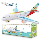 エアバス A380 ジェット機 レプリカ 自動運転＆カラフル発光！ Bump And Go Electric Air Bou A380